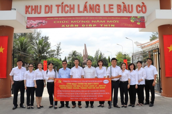 Chi bộ GEMEXIM sinh hoạt chuyên đề tại khu di tích Láng Le – Bàu Cò
